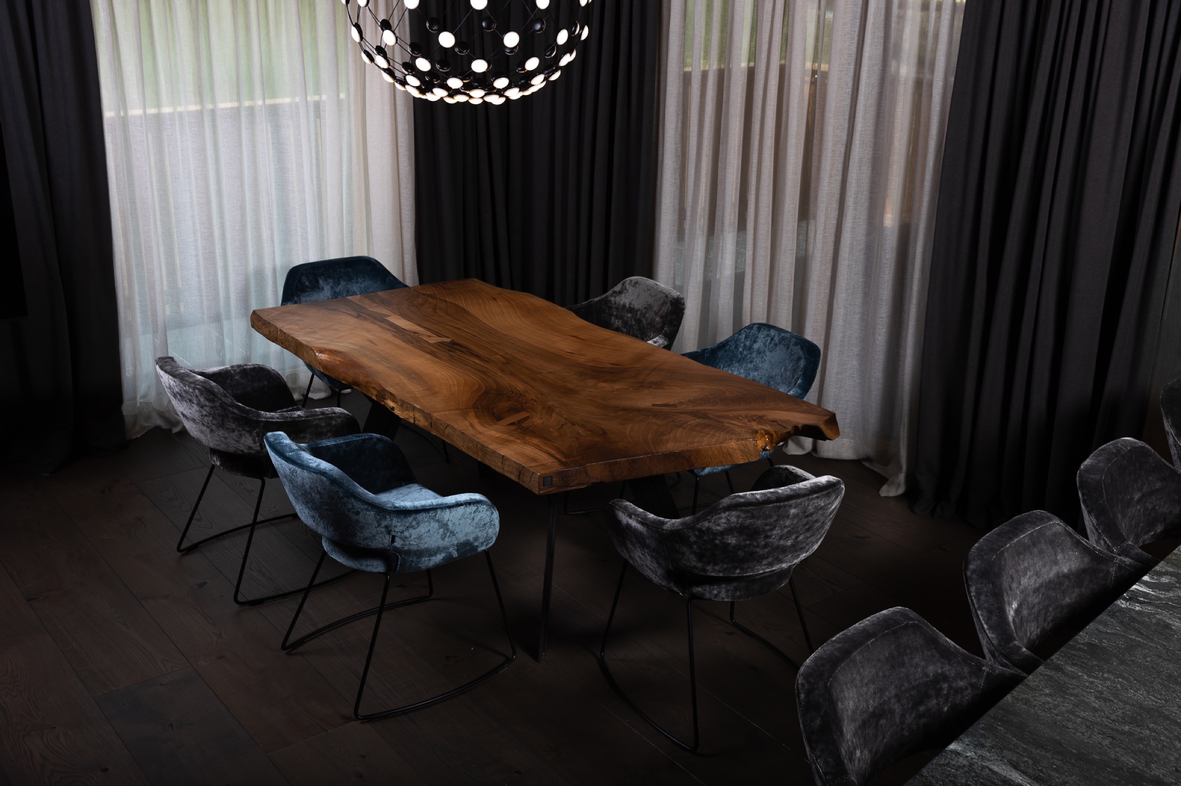 walnut dining table